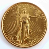 1/10 OZT AMERICAN EAGLE GOLD COIN BU