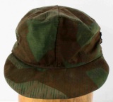 WWII GERMAN M43 CAMO FIELD CAP MOUNTAIN TROOPS