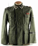 WWII GERMAN WAFFEN SS SENIOR SQUAD LEADER TUNIC