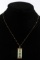 14K YELLOW GOLD JADE GOOD FORTUNE CHINESE NECKLACE