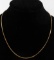 20 INCH BOX CHAIN 18K YELLOW GOLD NECKLACE 1.75MM