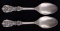 2 FRANCIS I REED & BARTON STERLING SERVING SPOONS