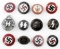 WWII GERMAN THIRD REICH SS PARTY PIN LOT OF 12