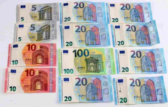 270 FACE CURRENT EURO USEABLE BANKNOTE CURRENCY
