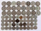 90% SILVER US COIN LOT $10 FACE QUARTERS AND DIMES