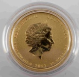 1/10 TH OZ GOLD AUSTRALIAN AMERICAN MEMORIAL COIN