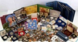 OVER 20 POUNDS WORLD COINS SETS TOKENS UNSEARCHED