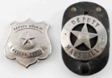 OBSOLETE TEXAS MARSHALL DEPUTY SHERIFF BADGE LOT