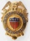 OLD WEST UNITED STATES MARSHAL LAW BADGE