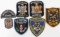 LOT OF SEVEN VARIOUS POLICE BADGE PATCHES