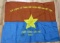 VIETNAM ERA VIET CONG 1967 REGIME COMBAT FLAG