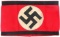 WWII GERMAN THIRD REICH WAFFEN SS SHULTZ ARMBAND
