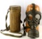 WWII GERMAN THIRD REICH AFRIKA CORPES GAS MASK
