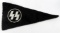 WWII GERMAN THIRD REICH SS OFFICERS CAR PENNANT