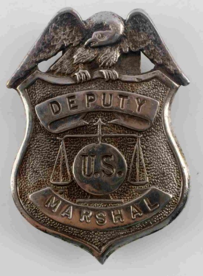 OLD WEST DEPUTY US MARSHAL COWBOY ERA LAW BADGE