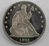 CONFEDERATE STATES OF AMERICA HALF DOLLAR 1861