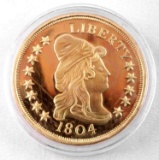 1804 UNITED STATES LADY LIBERTY BRASS COIN
