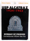 ALCATRAZ BUREAU OF PRISONS HISTORIC CAP BADGE