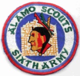 WWII U.S. ALAMO SCOUTS 6TH ARMY SHOULDER PATCH