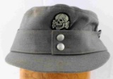 WWII GERMAN THIRD REICH WAFFEN SS EM M43 CAP