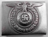 WWII GERMAN THIRD REICH WAFFEN SS EM BELT BUCKLE