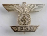 WWII GERMAN 1ST CLASS SPANGE TO THE IRON CROSS