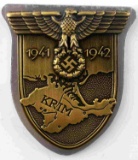 WWII GERMAN THIRD REICH ARMY KRIM SLEEVE SHIELD