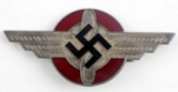 WWII GERMAN THIRD REICH DLV GLIDER KORPS CAP BADGE