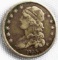 1833 CAPPED BUST 25C QUARTER VF