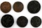 18TH CENTURY RUSSIAN EMPIRE KOPEK COIN LOT OF 6