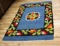 VINTAGE SOUTHWESTERN SALTILLO MEXICAN BLANKET RUG