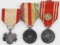 WWII JAPANESE MEDAL LOT RED CROSS RISING SUN SHOWA