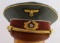 WWII GERMAN THIRD REICH OFFICIALS VISOR HAT NSDAP