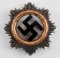 WWII GERMAN THIRD REICH GERMAN CROSS IN GOLD