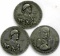 3WWII GERMAN THIRD REICH ANTI SEMITIC TOKEN MEDALS