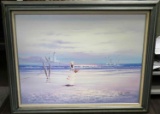 ORIGINAL LILLY CARR SEASCAPE OIL PAINTING