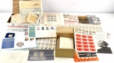 LARGE COLLECTORS LOT OF U.S POSTAGE & WORLD STAMPS