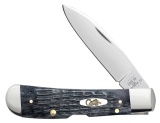 NEW CASE KNIFE POCKET WORN ORANGE BONE STOCKMAN