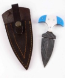 DAMASCUS CUSTOM MADE PUSH DAGGER KNIFE