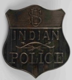 U.S. INDIAN POLICE IRVIN & JACHENS S.F BADGE