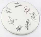ROCK BAND FOREIGNER SIGNED DRUM HEAD 2013