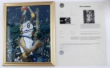 KOBE BRYANT SIGNED BASKETBALL GAME PHOTO W COA