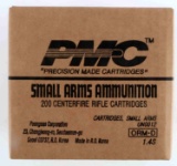 200 RDS SEALED PMC 223 REM 55 GR PSP AMMO LOT