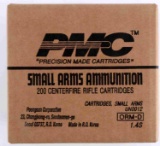 200 RDS SEALED PMC 223 REM 55 GR PSP AMMO LOT