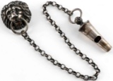 VICTORIAN SILVER OFFICERS CAVALRY WHISTLE