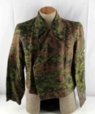 WWII GERMAN SS M44 DRILLICH PANZER WRAP TUNIC