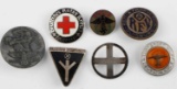 WWII GERMAN THIRD REICH TINNIES PINS & BADGES