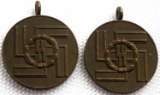 WWII GERMAN THIRD REICH SS MINI SERVICE MEDAL LOT