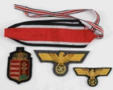 WWII GERMAN THIRD REICH BREAST EAGLE PATCH RIBBON