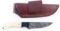 SABLE CUSTOM KNIVES DAMASCUS STEEL STEAK KNIFE